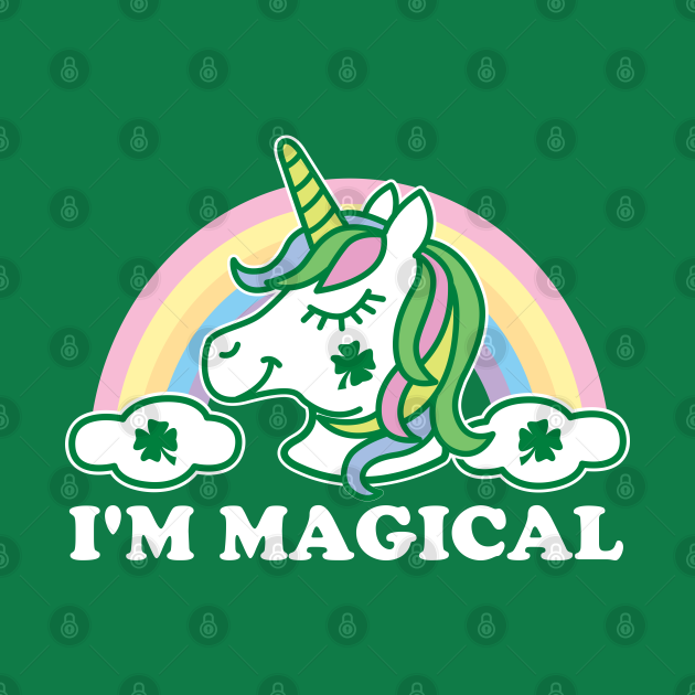I'm Magical Lucky Unicorn Unicorn TShirt TeePublic