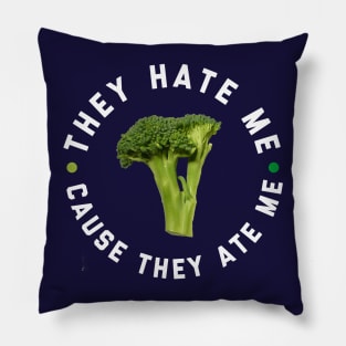 Funny Broccoli Shirt Pillow