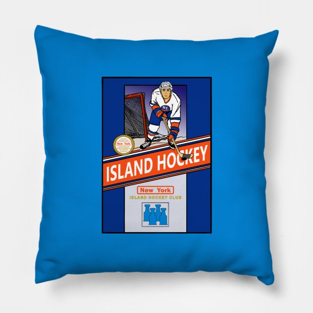 Island Hockey Pillow by Lightning Bolt Designs