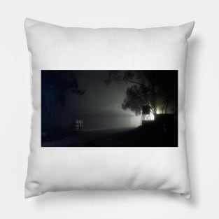 Misty  - Adelaide Hills Wine Region - Fleurieu Peninsula  by South Australian artist Avril Thomas Pillow