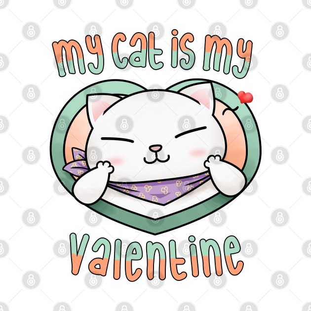 My cat is my Valentine by Takeda_Art