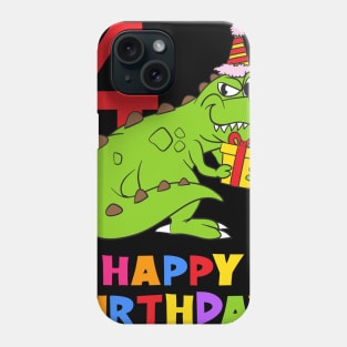 4th Birthday Party 4 Year Old Four Years Phone Case