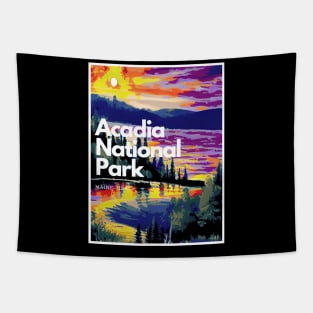 Acadia National Park hike Maine United States Tapestry