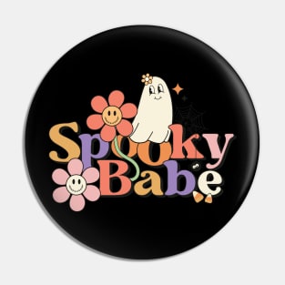 Spooky Babe Pin