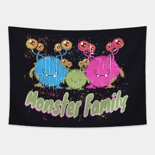 Monster Family Tapestry