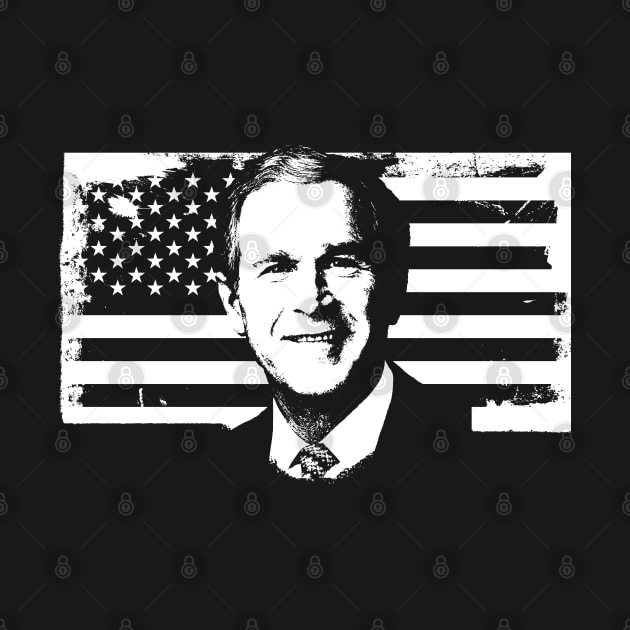 George W. Bush Portrait by phatvo