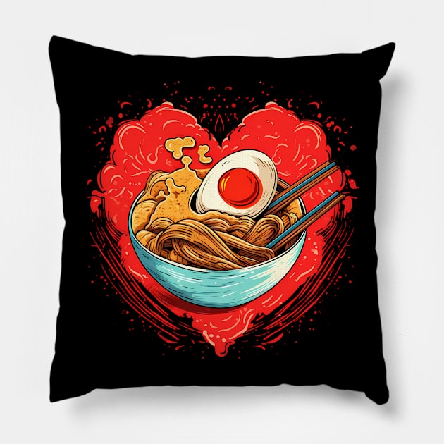 Ramen Lover Pillow by Acid_rain