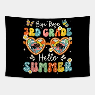 Goodbye 3Rd Grade Hello Summer Last Day Of School Boys Kids T-Shirt Tapestry