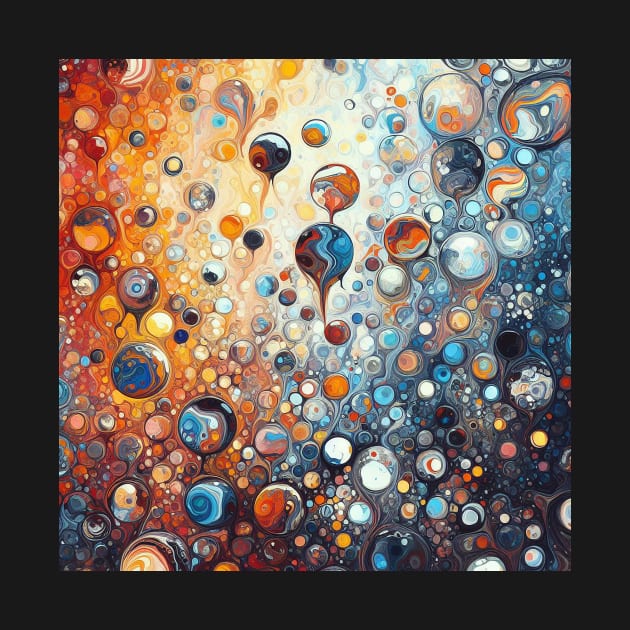 Psychedelic looking abstract illustration of bubbles by WelshDesigns