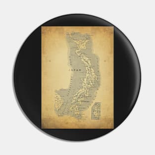 Old Map - Vintage - Japan Pin