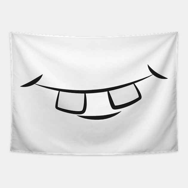 FUNNY FACE MASK Tapestry by PIIZ