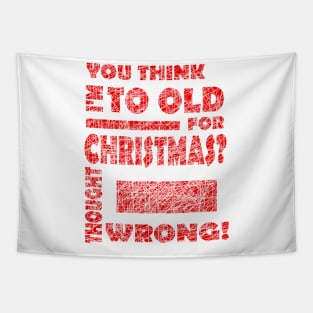 Christmas senior home SPruch Pension Tapestry