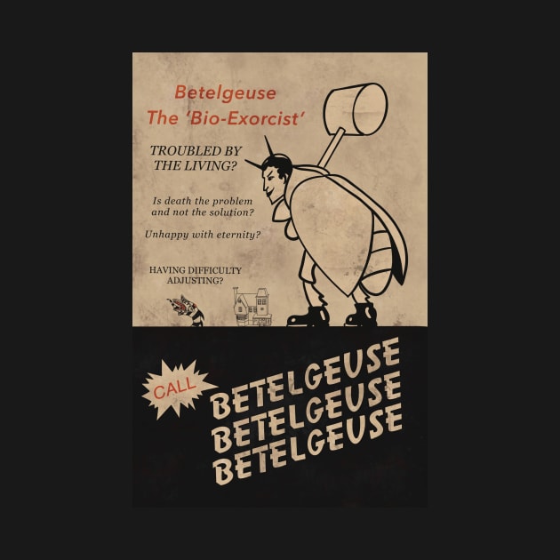 Beetlejuice Flyer by runforestttt