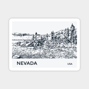 Nevada USA Magnet