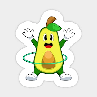 Avocado Fitness Gymnastics Magnet