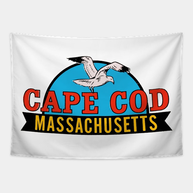 Cape Cod Vintage Style Tapestry by ZSONN