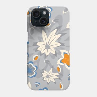 Floral pattern with flowers and leaves Phone Case