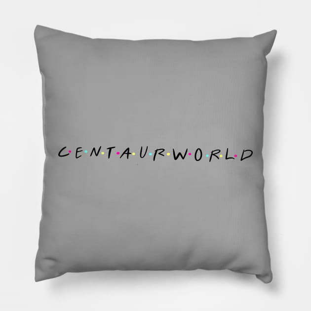 c.e.n.t.a.u.r.w.o.r.l.d. Pillow by ZkyySky