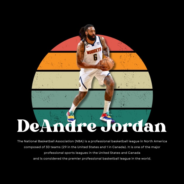 DeAndre Jordan Vintage V1 by Gojes Art