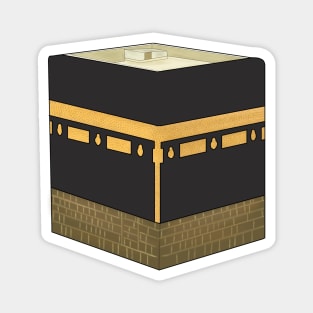 Kaaba - الكعبة - the Kaabah Hand Drawn Magnet