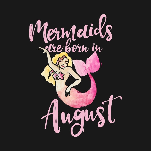 Mermaids are born in August by bubbsnugg