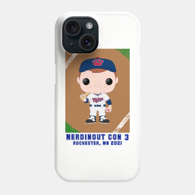 Con Exclusive Baseball Freddy Phone Case by NerdinOut Con 