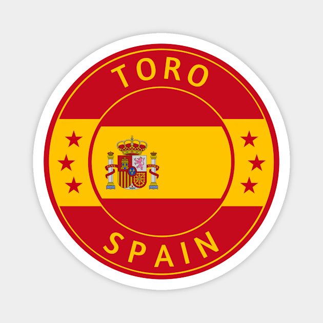 Toro Spain Magnet by urban-wild-prints