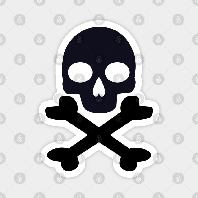 Skull & Crossbones Magnet by PrinceSnoozy