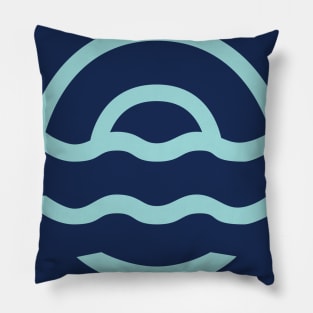 Oceanside California Logo Pillow