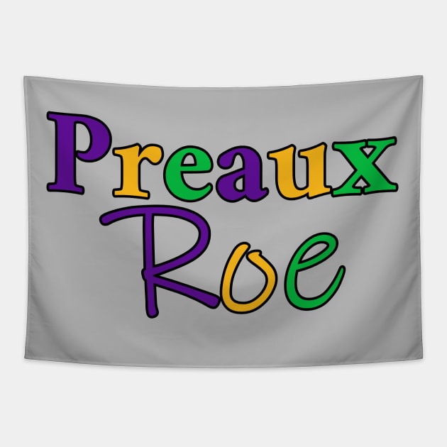 Preaux Roe - Mardi Gras Theme Tapestry by ObscureDesigns