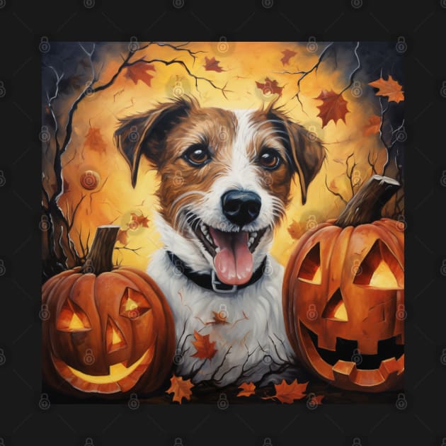 Halloween Jack Russell terrier by NatashaCuteShop