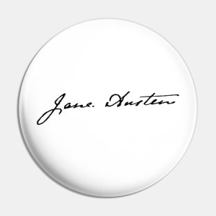 Jane Austen Signature Pin