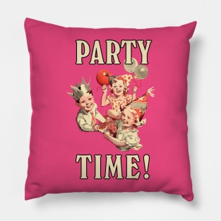 Children's Party Time Pillow