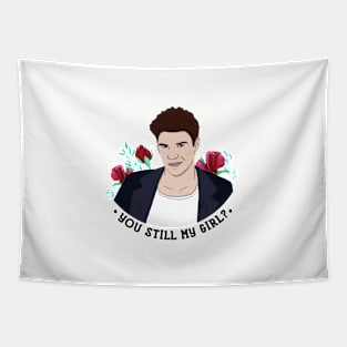 Angel Buffy the Vampire Slayer Floral Tapestry