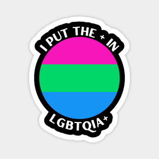 Polysexual Pride Identity LGBTQIA Magnet