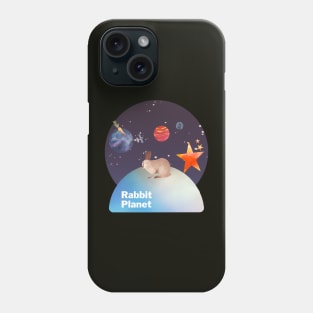 Rabbit planet Phone Case