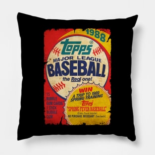 VINTAGE BASEBALL - TOPPS CARDS RETRO 1988 Pillow