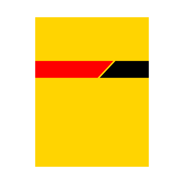 Watford Retro 1984 Yellow Red Black Bar Design by Culture-Factory