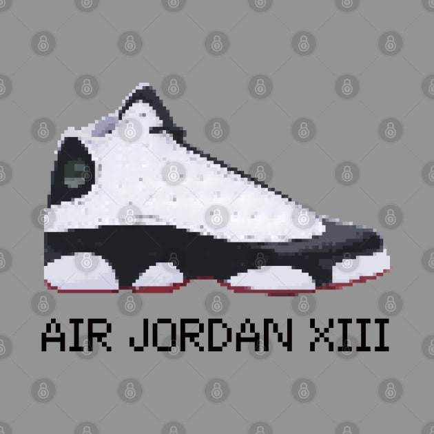 AJ XIII - Pixelated art by Buff Geeks Art