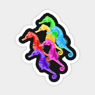 Sea Horses Parade Magnet