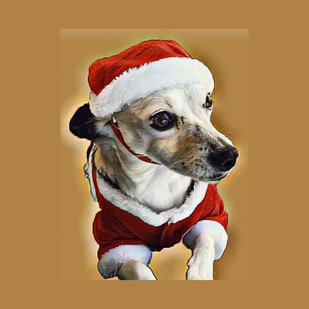 Santa Puppy by PandLCreations