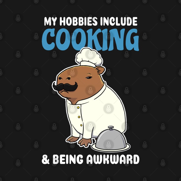 My hobbies include Cooking and being awkward cartoon Capybara by capydays