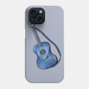 Blue guitar Phone Case