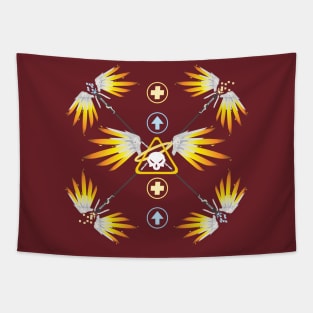 Mercy Wing inspired design Tapestry