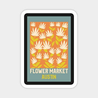 Austin Botanical Flower Market Magnet