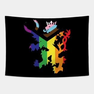 An Tir Pride - Pride Progress - Silhouette Tapestry