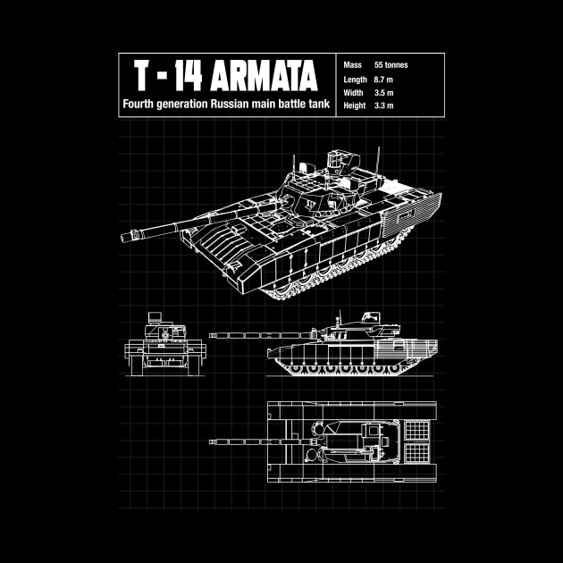 T-14 ARMATA SCHEMATIC by theanomalius_merch