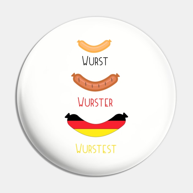 German Oktoberfest 2017 Wurst Shirt Pin by Rolfober