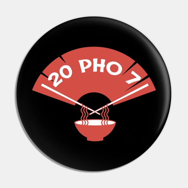 20 pho 7 - Funny Noodle Design Pin by almostbrand