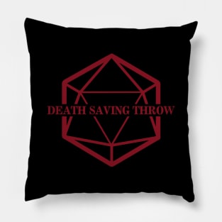 Death Saving Throw Pillow